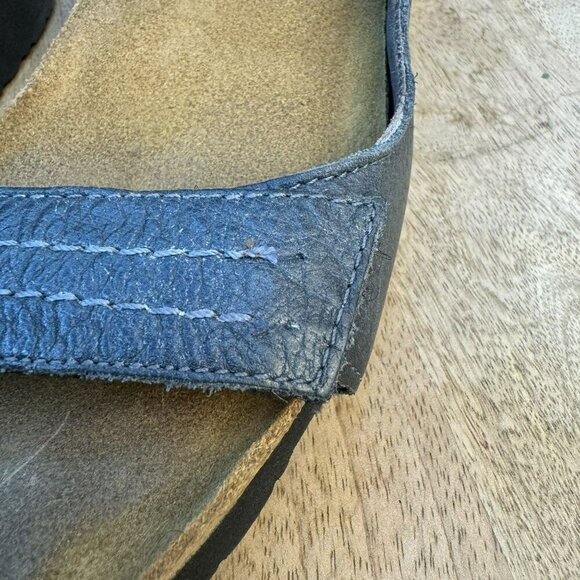 Naot Womens Size 41 10 Blue Leather Sandals with adjustable Straps & Rubber Sole - Picture 10 of 10